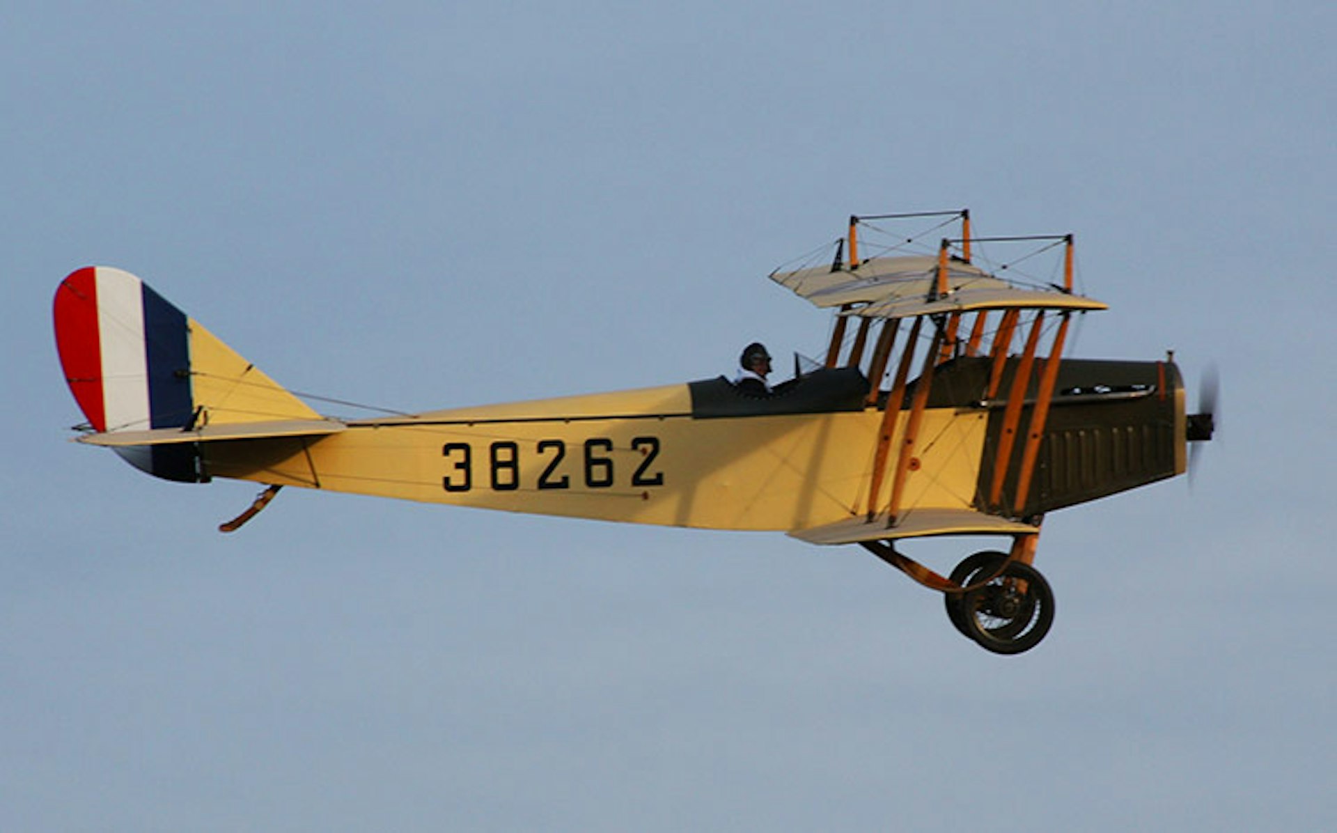 A biplane from the earliest days of air travel: meet the Curtiss JN-4. Image courtesy of Friends of Jenny