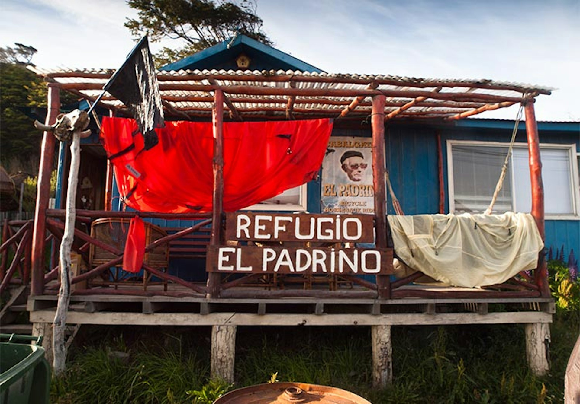 Refugio El Padrino, Puerto Williams, Isla Navarino, Chile.  Legendary traveller accommodation at El Fin Del Mundo. Image by Steve Waters / Lonely Planet
