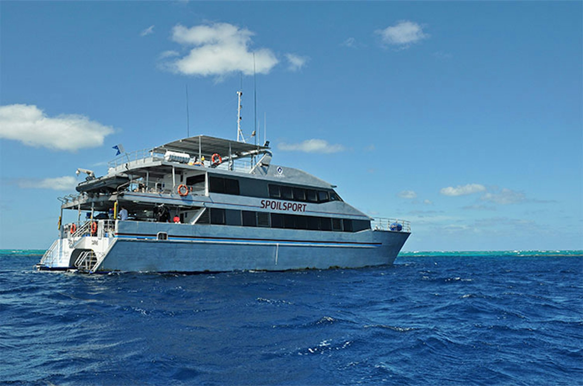 All aboard the Spoilsport to cruise remote reaches of Australia's Great Barrier Reef. Image by Patrick Kinsella / Lonely Planet