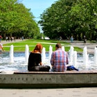 The campus is an idyllic place to hangout for the day © John Lee / Lonely Planet