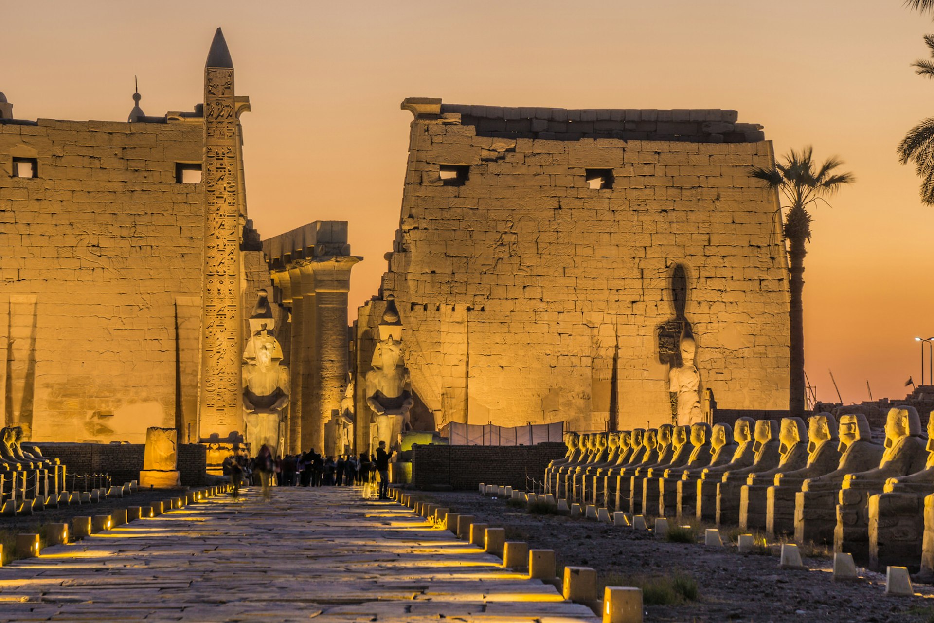Sunset at Luxor Temple. Image by Prin Adulyatham / Shutterstock