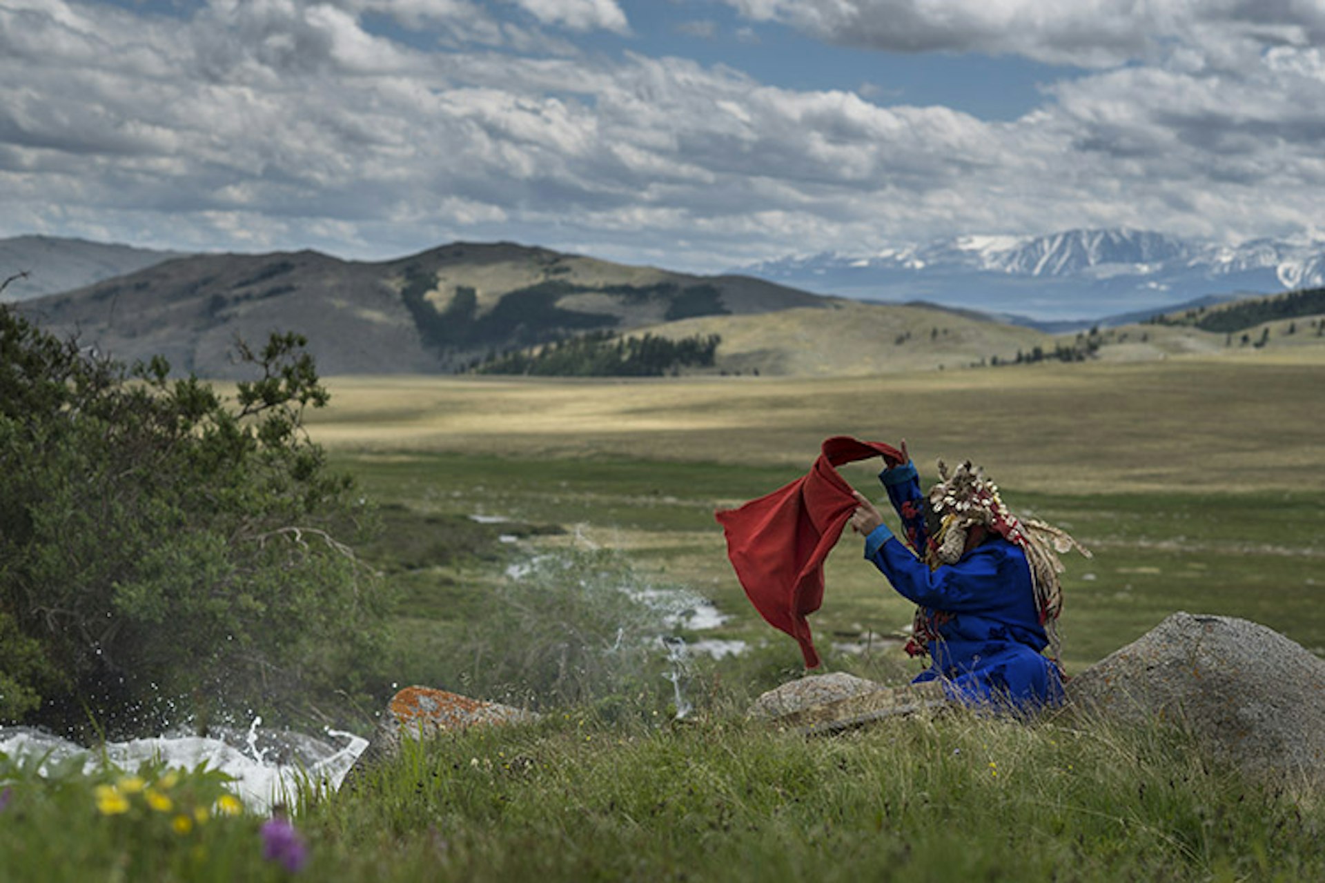The ritual includes waving a red cloth over furs. Image by David Baxendale / Lonely Planet