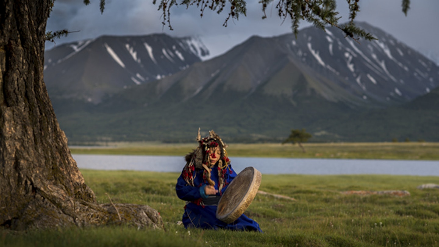 The last Tuvan shaman. Image by David Baxendale / Lonely Planet
