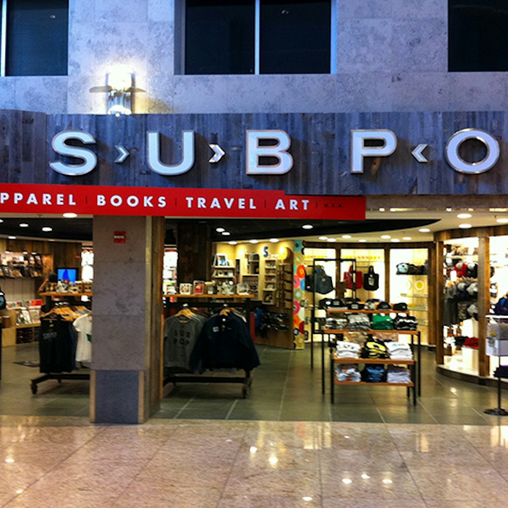 A mix of record store and Seattle-centric gift shop, the Sub Pop Airport Store opened in May 2014. Image by Brendan Sainsbury / Lonely Planet
