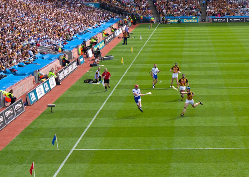 Hurling at Croke Park. Image by  Paolo Trabattoni / CC BY 2.0