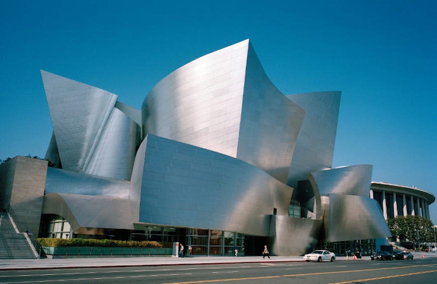 Walt Disney Concert Hall has helped regenerate Downtown Los Angeles. Image by Mark Horn / Getty