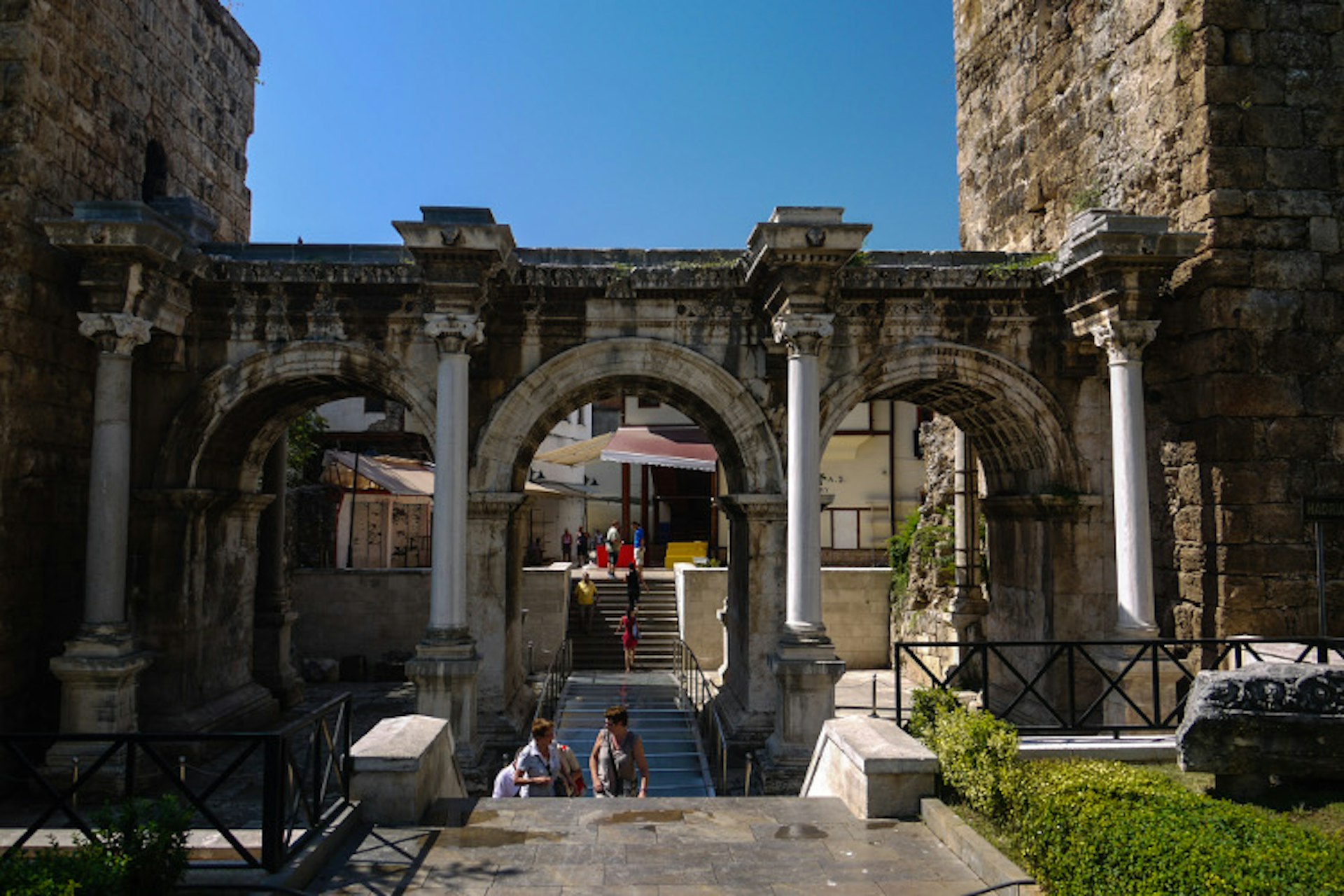 Hadrian's Gate, the entrance to Antalya's old town. Image by Forrestal_PL / CC BY-SA 2.0