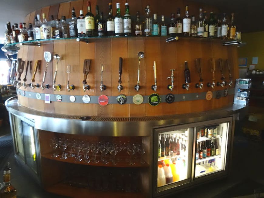 A wide range of beers is on offer at Fork & Brewer. Image by Brett Atkinson / Lonely Planet