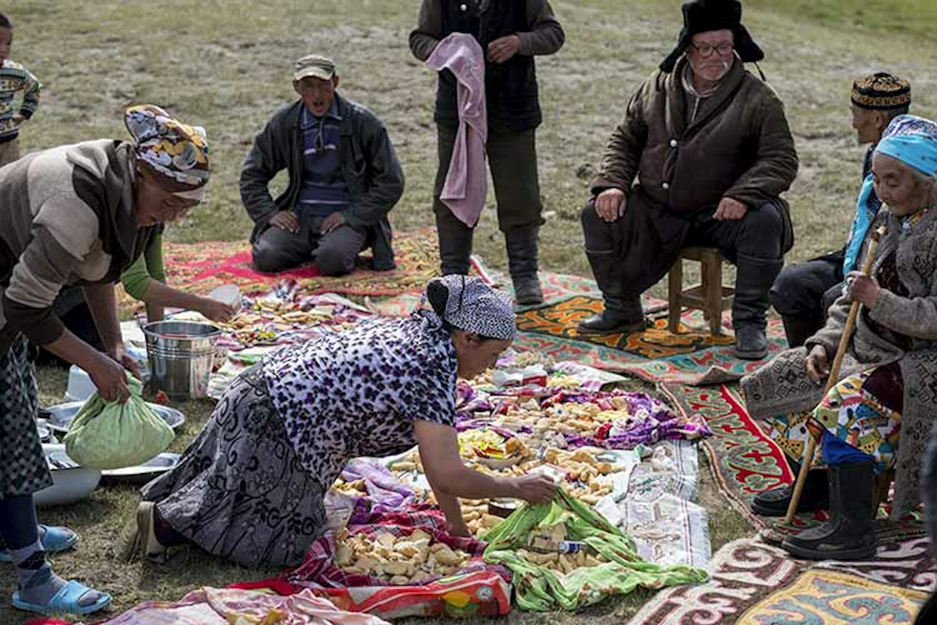 Feast day in the nomads' camp. Image by David Baxendale / Lonely Planet