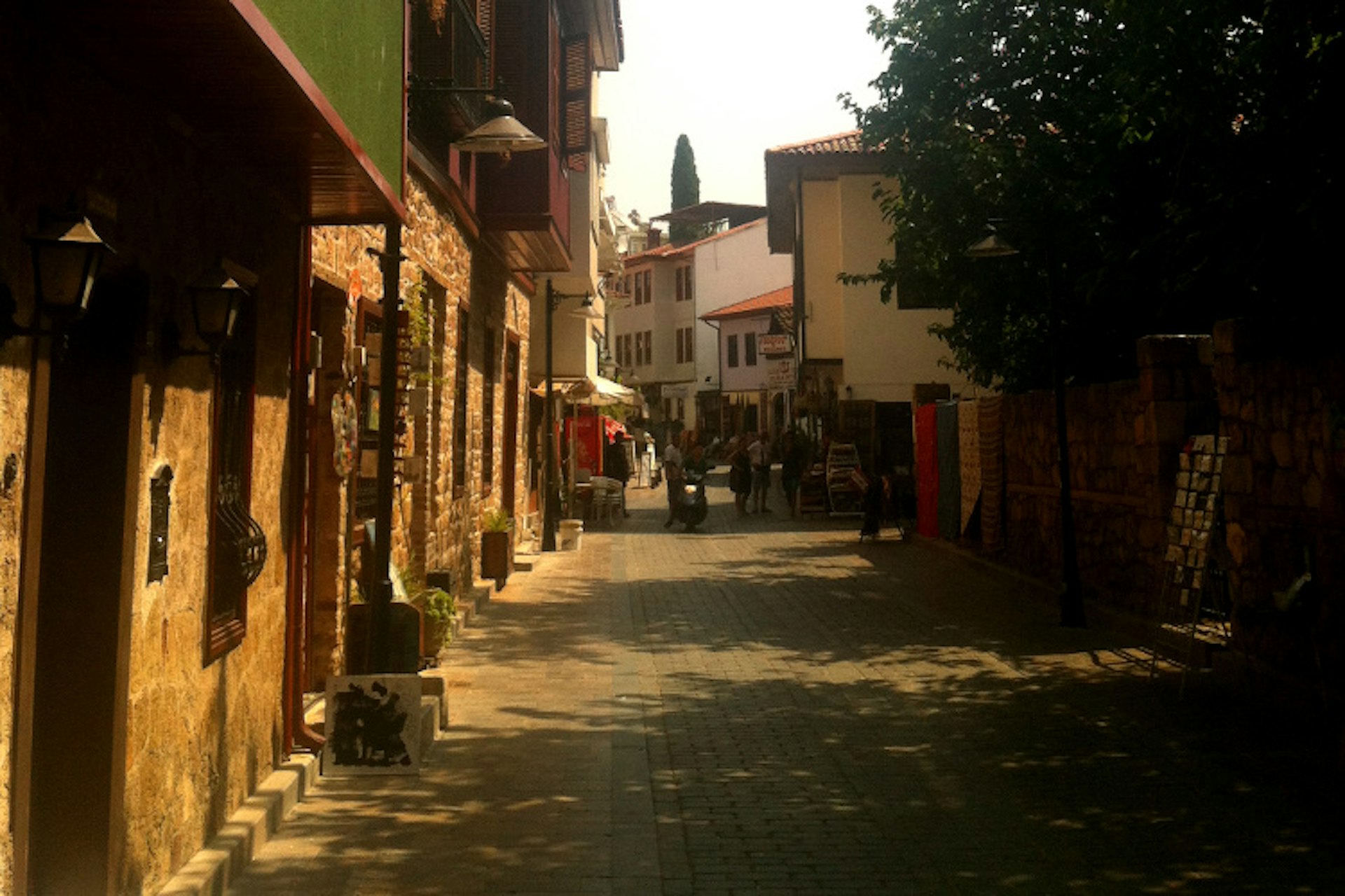 A quiet street in Kaleiçi, Antalya's old town. Image by Jo Cooke / Lonely Planet
