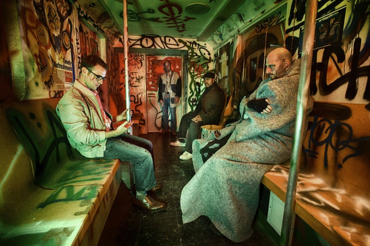 'Haunted' 1980s subway carriage. Image by Michael Blase / courtesy of Nightmare New York