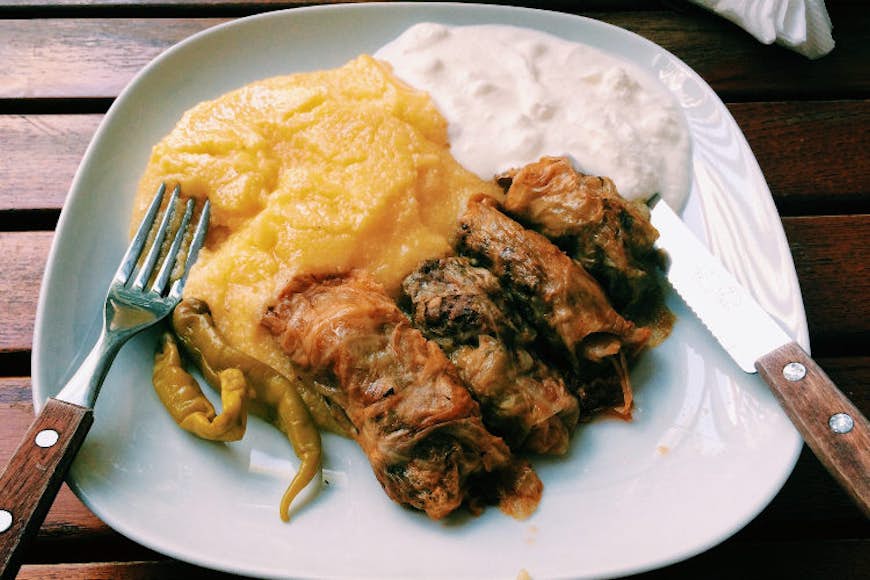 Stuffed cabbage rolls are Romania’s de facto national dish. Image by Mark Baker / Lonely Planet