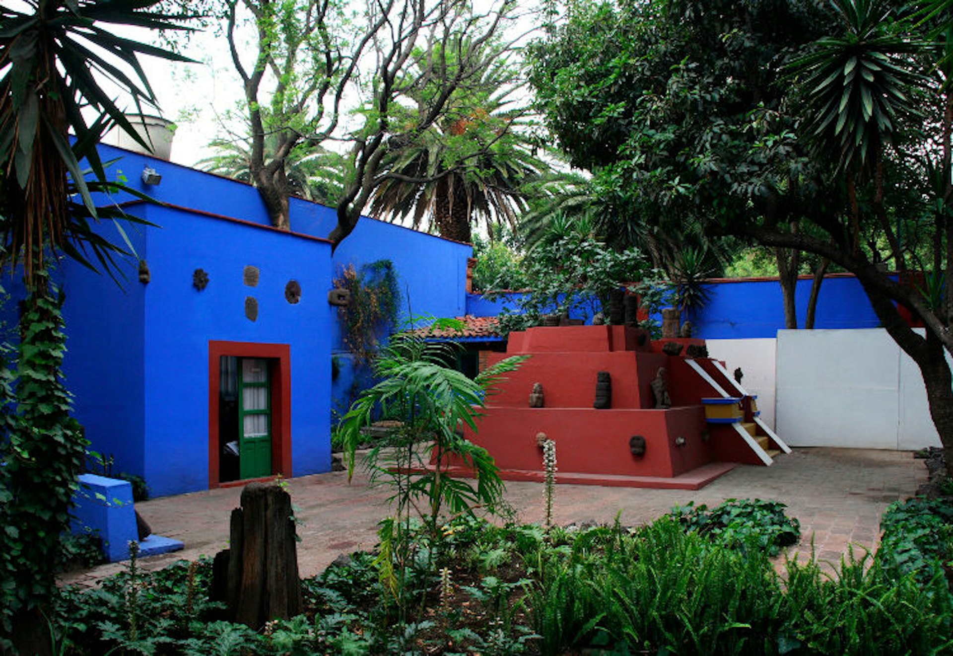 Frida Kahlo's former home is now a museum showcasing her life and work. Image by David Banks / Getty Images