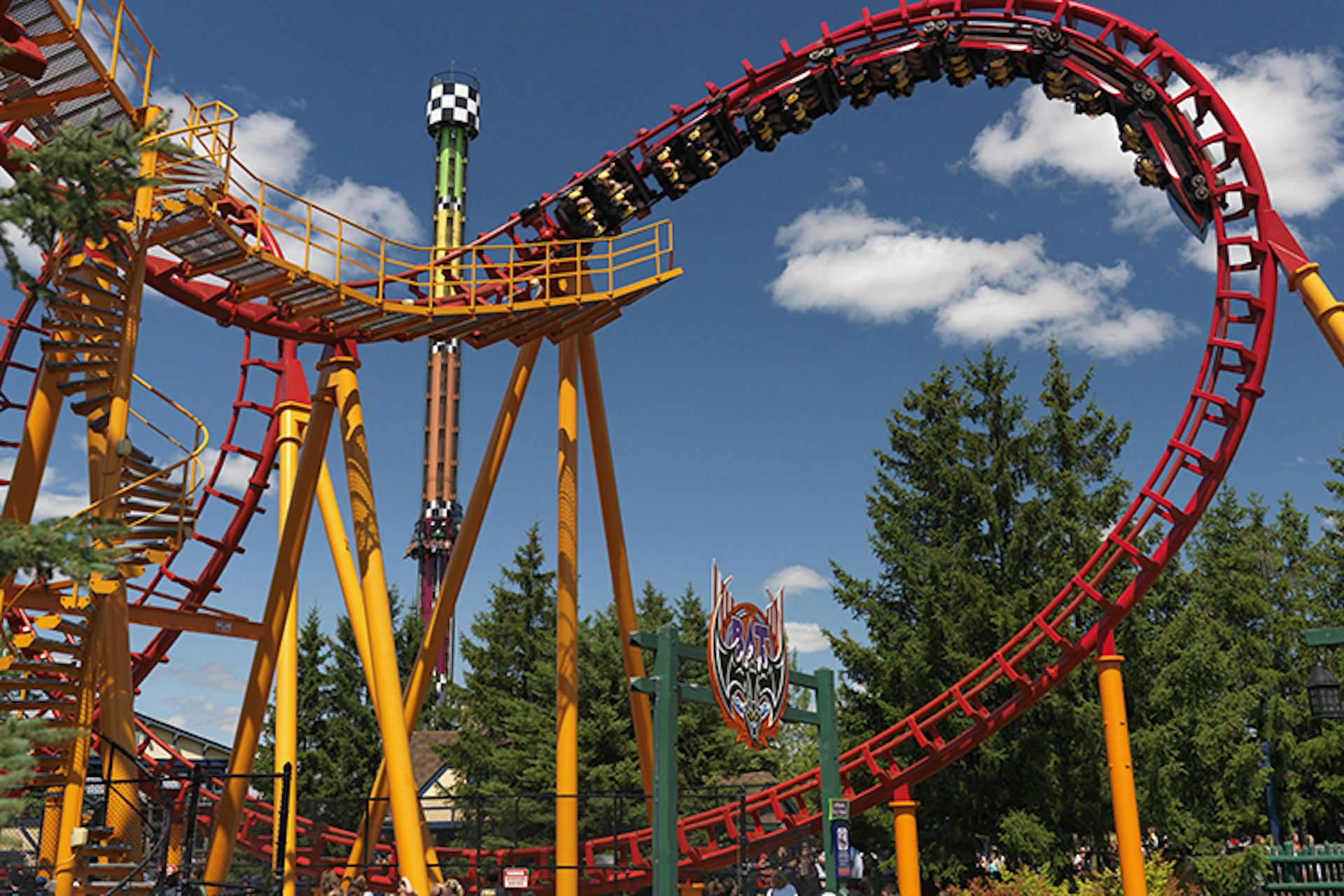 Roller coaster at Canada's Wonderland. Image by Oleksiy Maksymenko / All Canada Photos / Getty