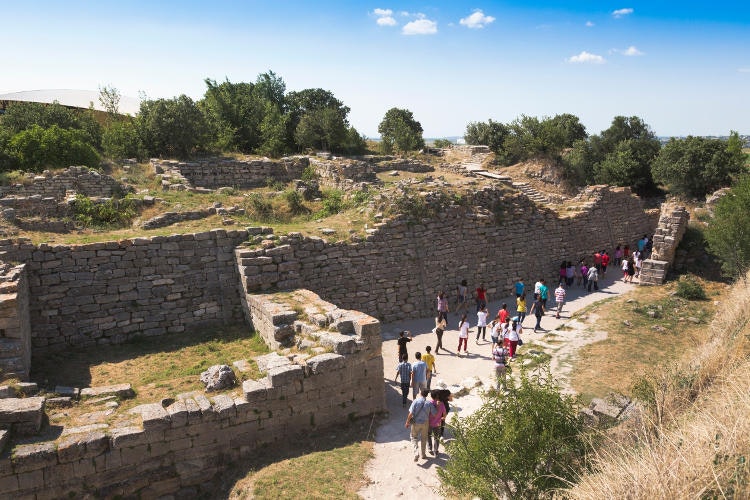 Last stop: Troy and its ancient citadel walls. Image by Ken Walsh / The Image Bank / Getty Images