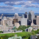 Montréal skyline from Mont Royal. Image by Wei Fang / Moment / Getty