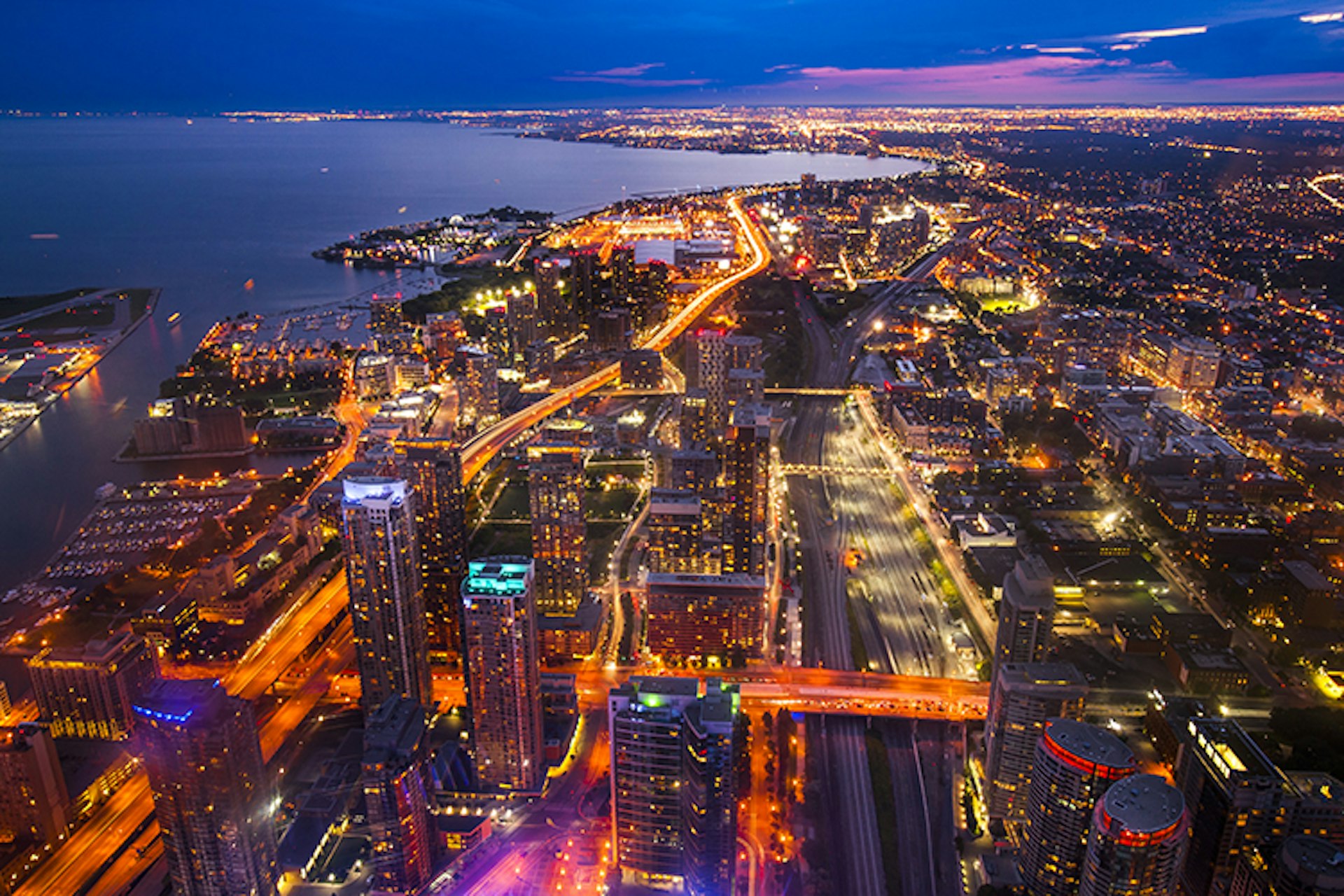 View of Toronto from the CN Tower. Image by naibank / Moment / Getty