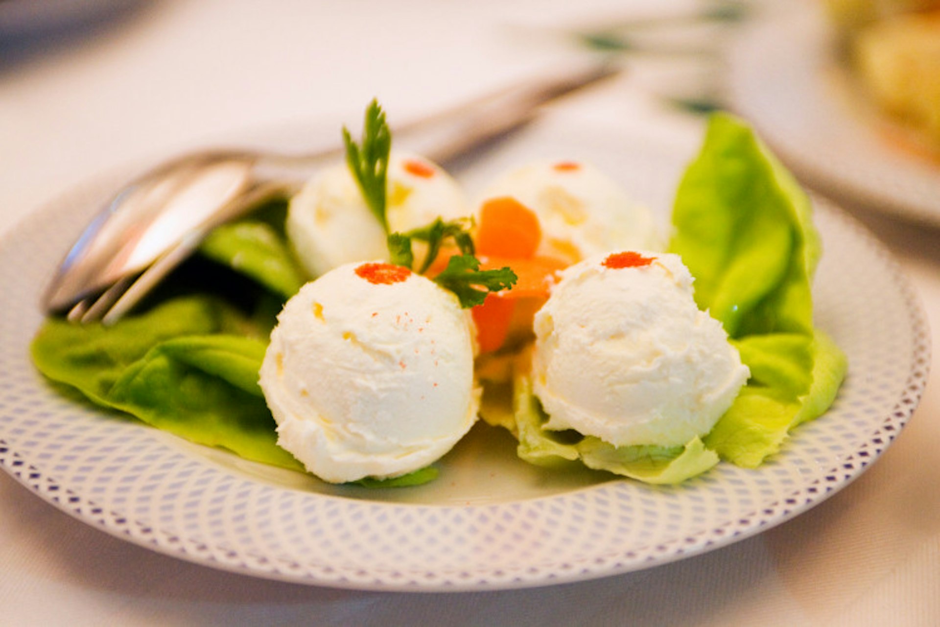 Kaymak balls served at a Belgrade restaurant. Image by Greg Elms / Lonely Planet Images/ Getty Images