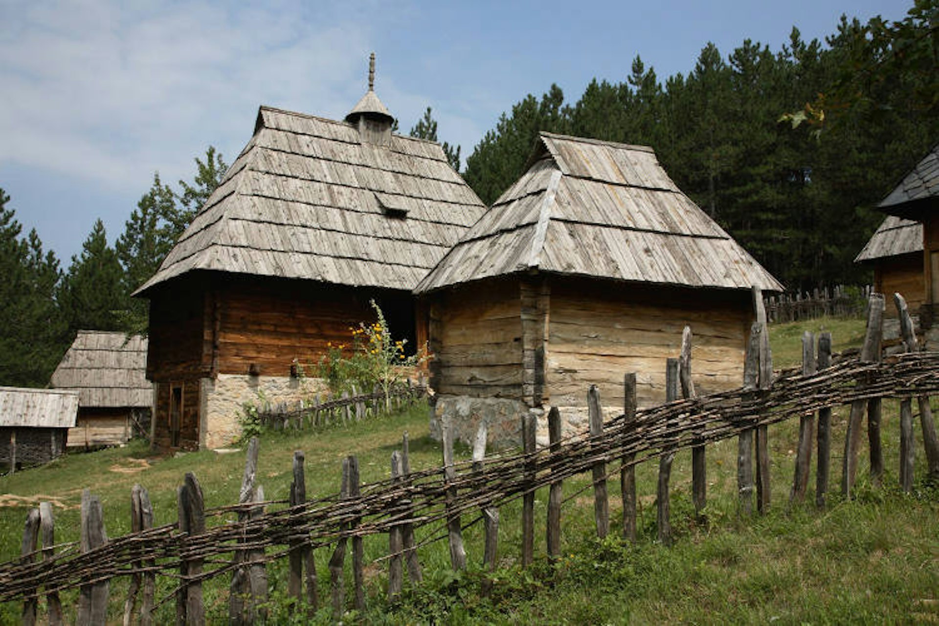 Sirogojno village, Zlatibor’s open-air museum. Image by Dragan Bosnić / Courtesy of National Tourism Organisation of Serbia