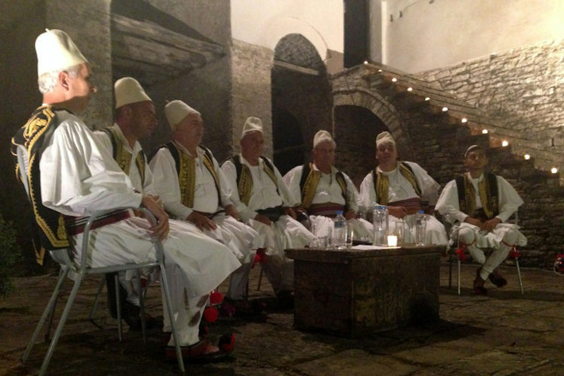 Iso-polyphony performance in Gjirokastra, Albania. Image by Brana Vladisavljevic / Lonely Planet