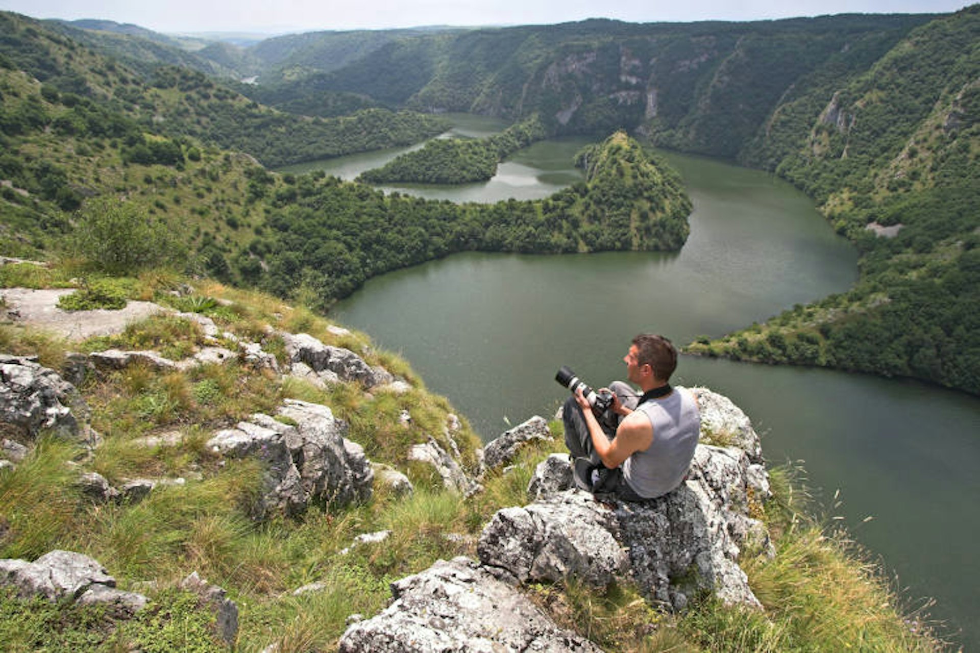 The vulture habitat of Uvac river gorge. Image by Dragan Bosnić / Courtesy of National Tourism Organisation of Serbia