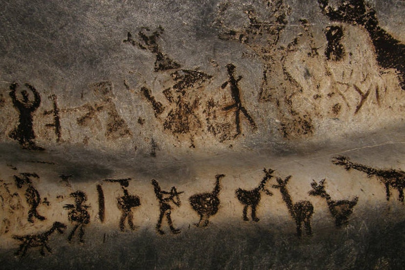 Magura Cave's prehistoric guano paintings. Image by Klearchos Kapoutsis / CC BY 2.0