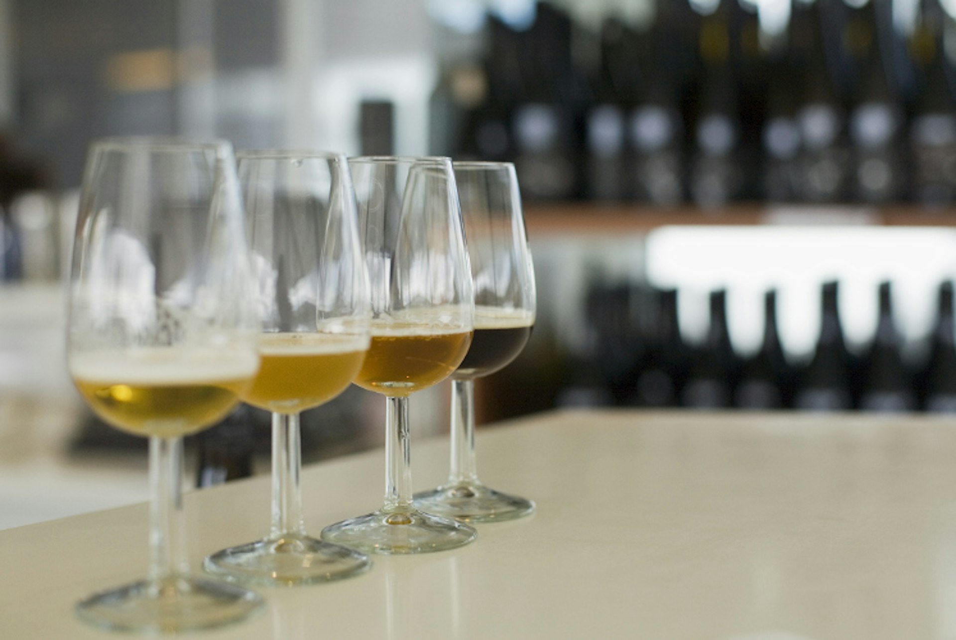 Beer tasting in Tasmania / Image by Andrew Watson / Getty Images