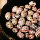 Painted eggs. Image by Mark Baker / Lonely Planet