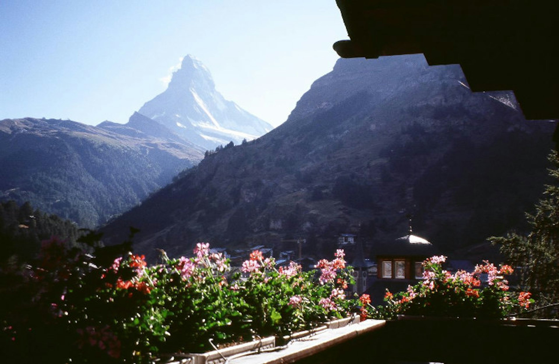 Wake up to the majestic Matterhorn right outside your hotel window. Image by Peter Stevens/CC BY 2.0