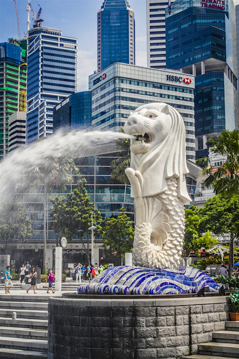 Features - shutterstockRF_569697349-1-bf6c7ca927b1 The mythical Merlion is the symbol of Singapore © Baiterek Media / Shutterstock