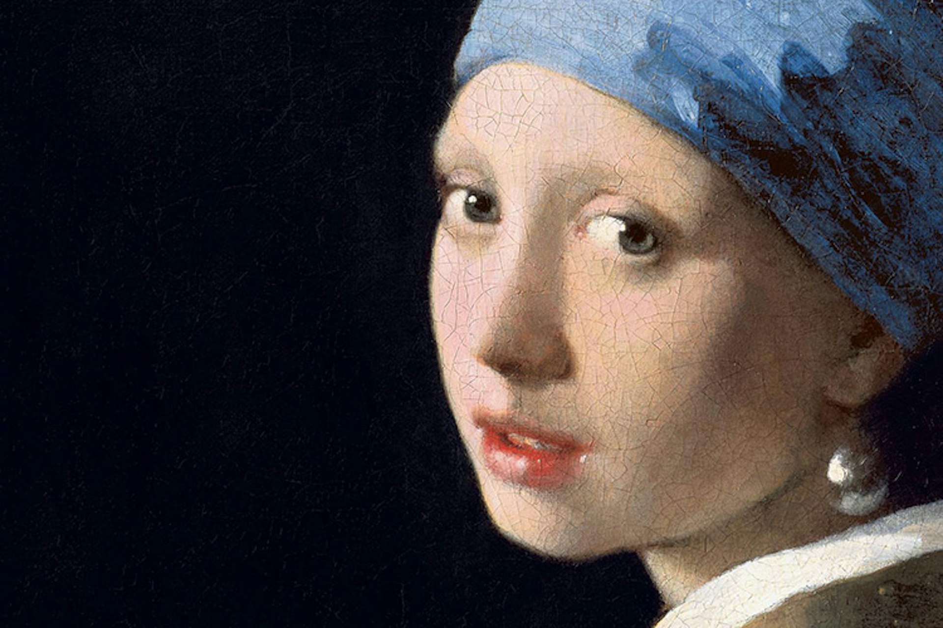 A detail from Vermeer's Girl With a Pearl Earring, the inspiration for a bestselling book. Image from Wikimedia Commons
