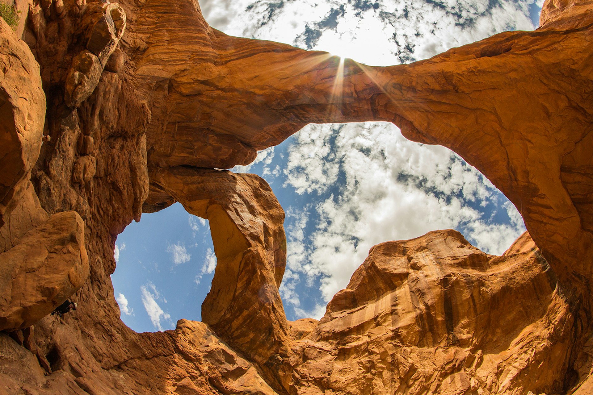The Double Arch in Arches National Park, Utah. Image by Sylvain L. / CC BY 2.0