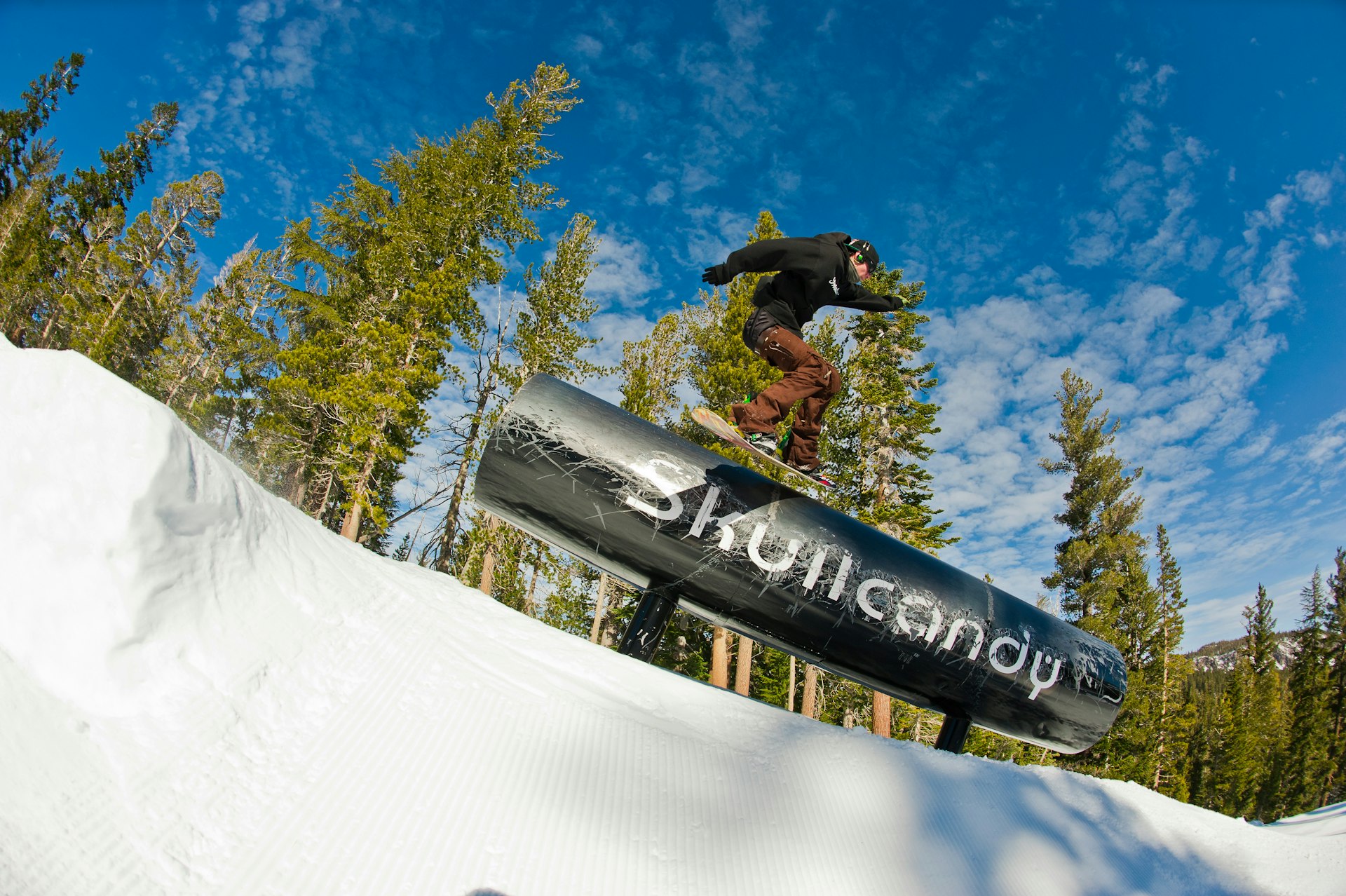 Mammoth Park is a snowboarder's paradise.