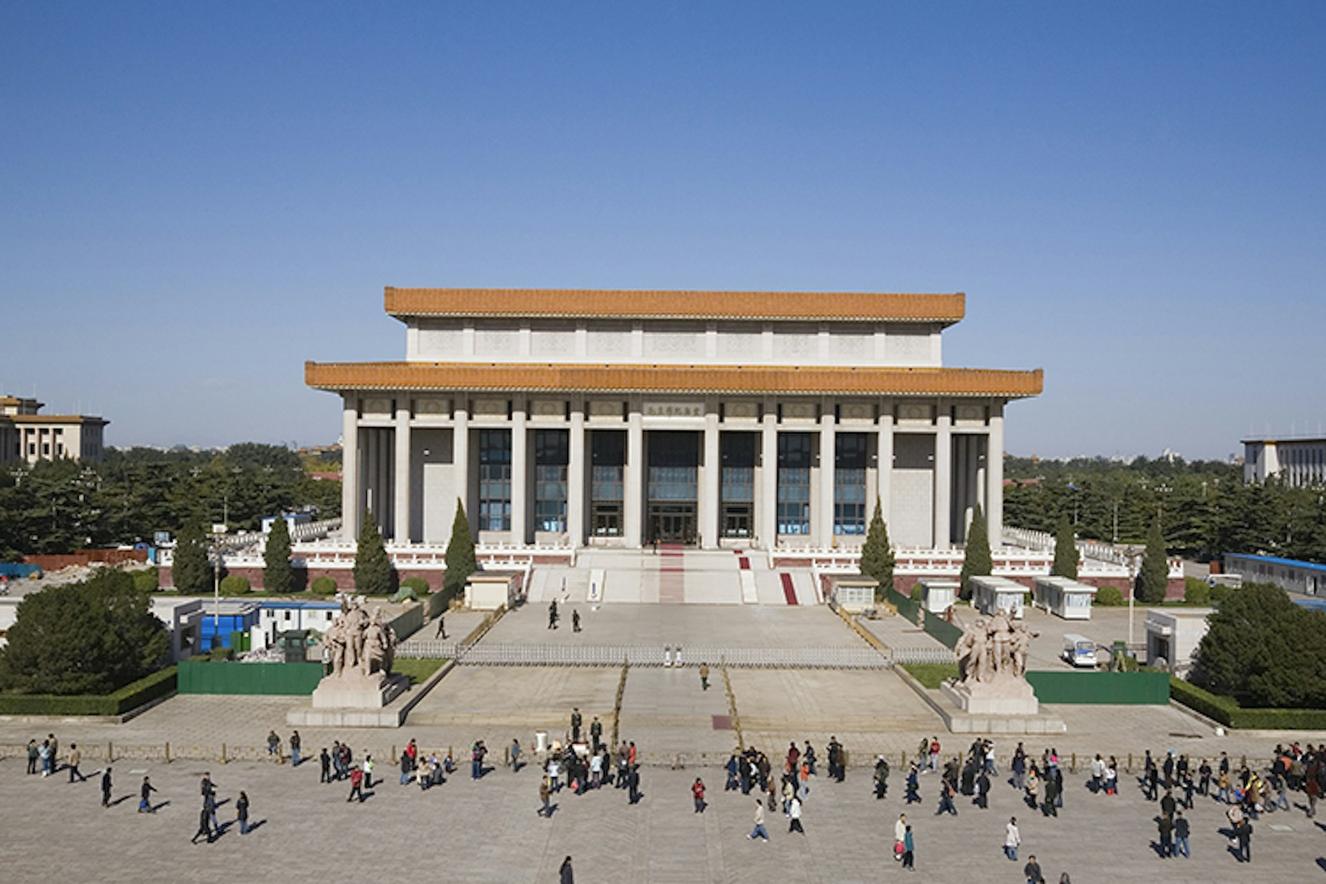 Crowds outside Mao Zedong's mausoleum in Beijing, China. Image by  MIXA / Getty Images