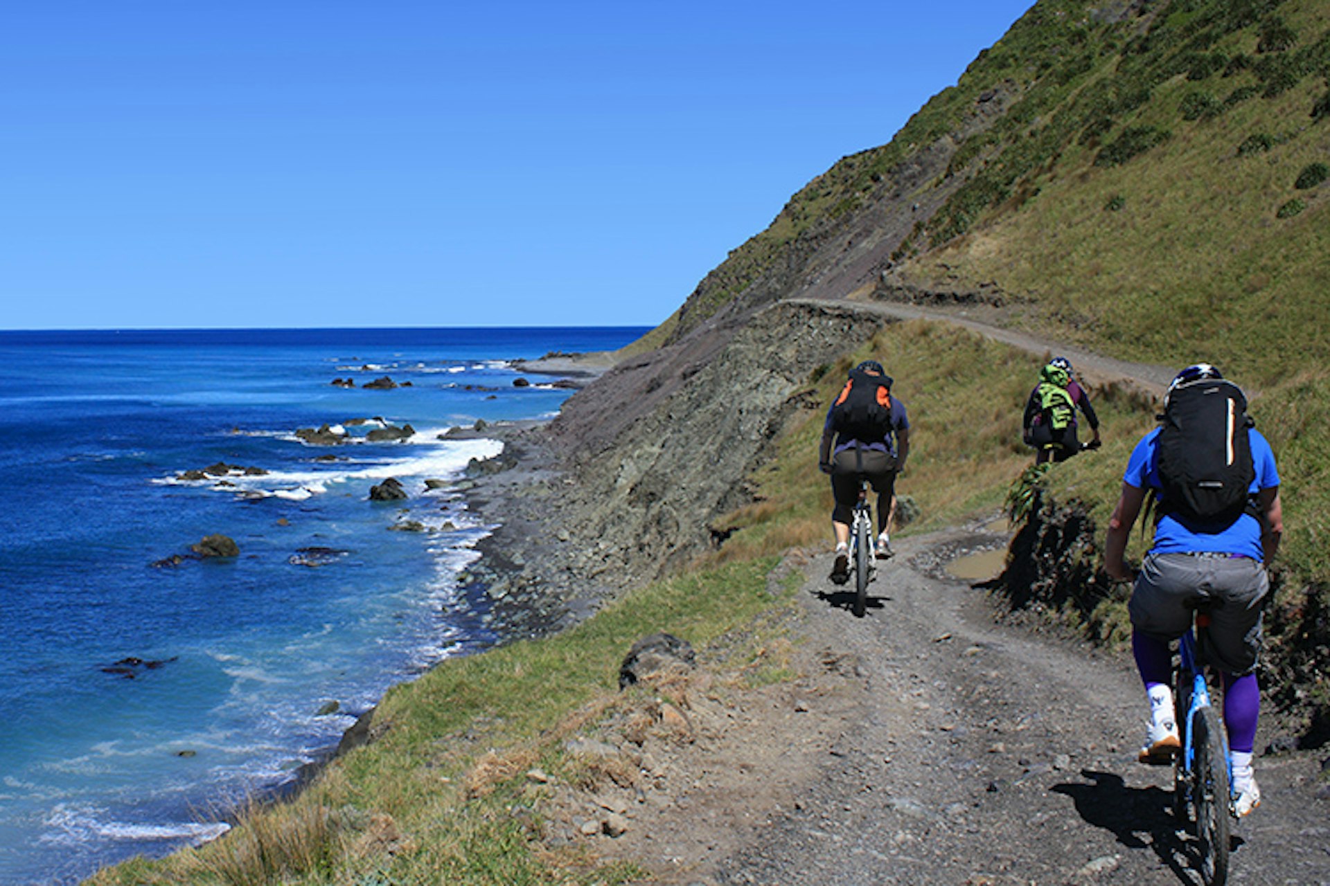Explore urban and wild terrain - and take a side trip to wine country - on the Rimutaka Cycle Trail. Image courtesy of Hutt City Council/ Rimutaka Cycle Trail