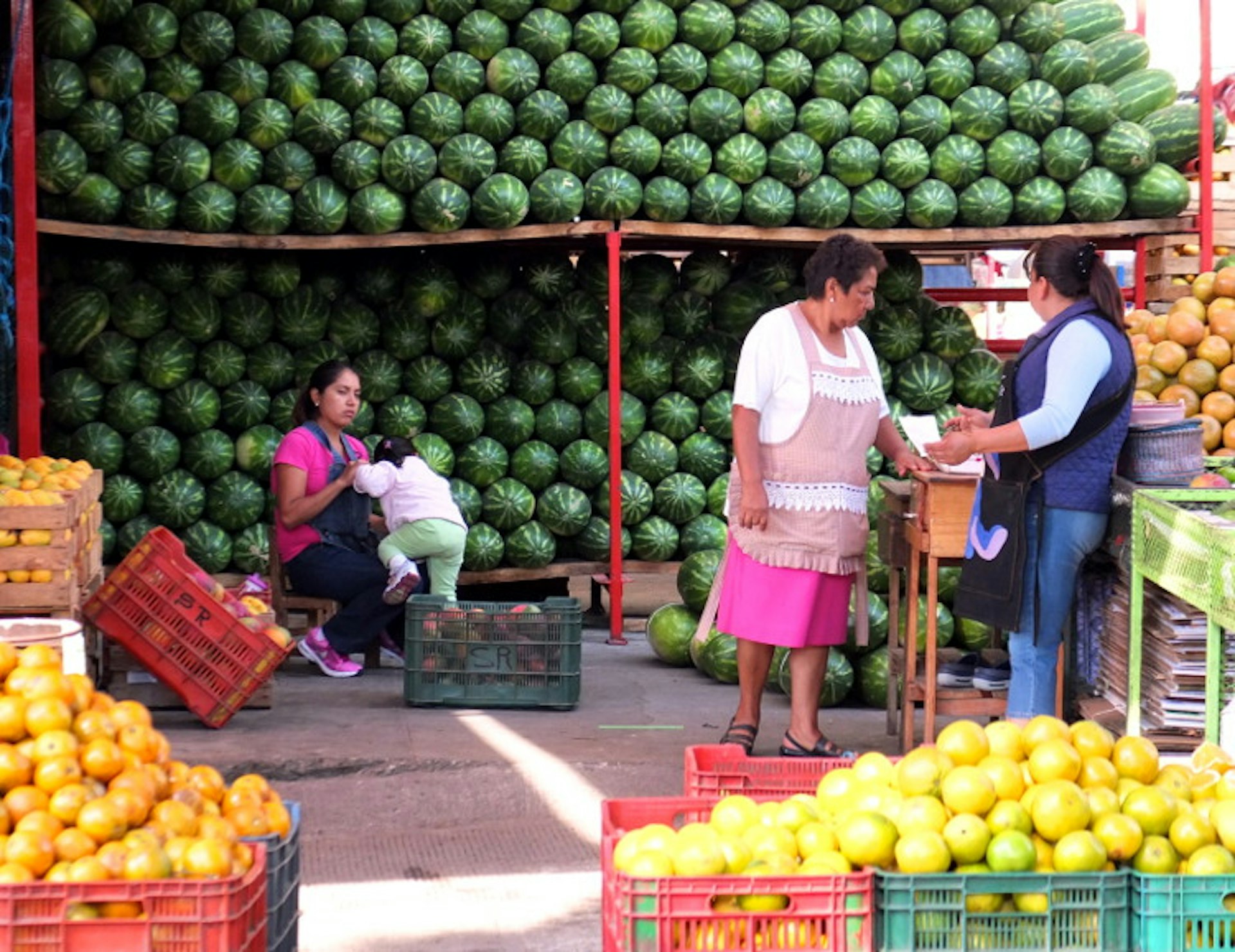 The vast and varied Central de Abastos market is a food-lover's dream. Image by Sarah Gilbert / Lonely Planet