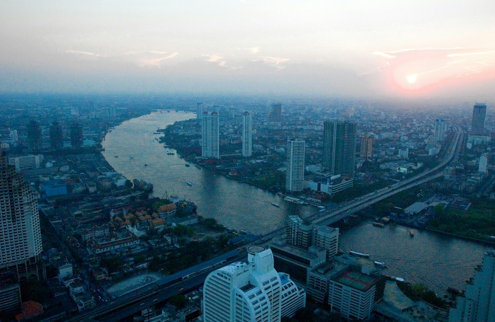 Bangkok birds-eye view at dusk © Mick Elmore / Lonely Planet