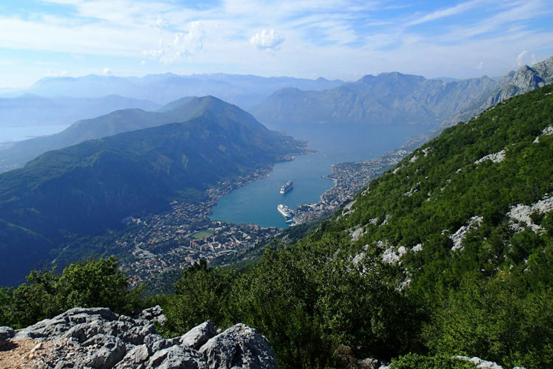 View over the Bay of Kotor from Mt Lovćen. Image by Sarahtz / CC BY 2.0