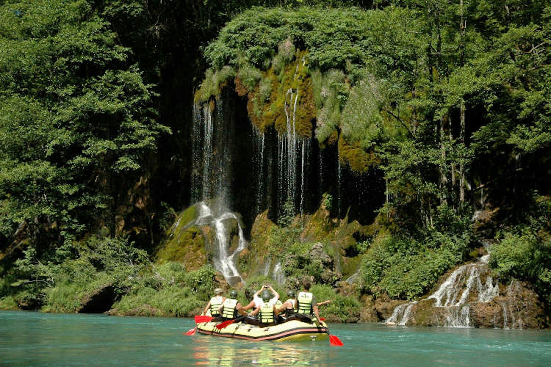 Rafting the Tara canyon. Image courtesy of Montenegro National Tourist Organisation