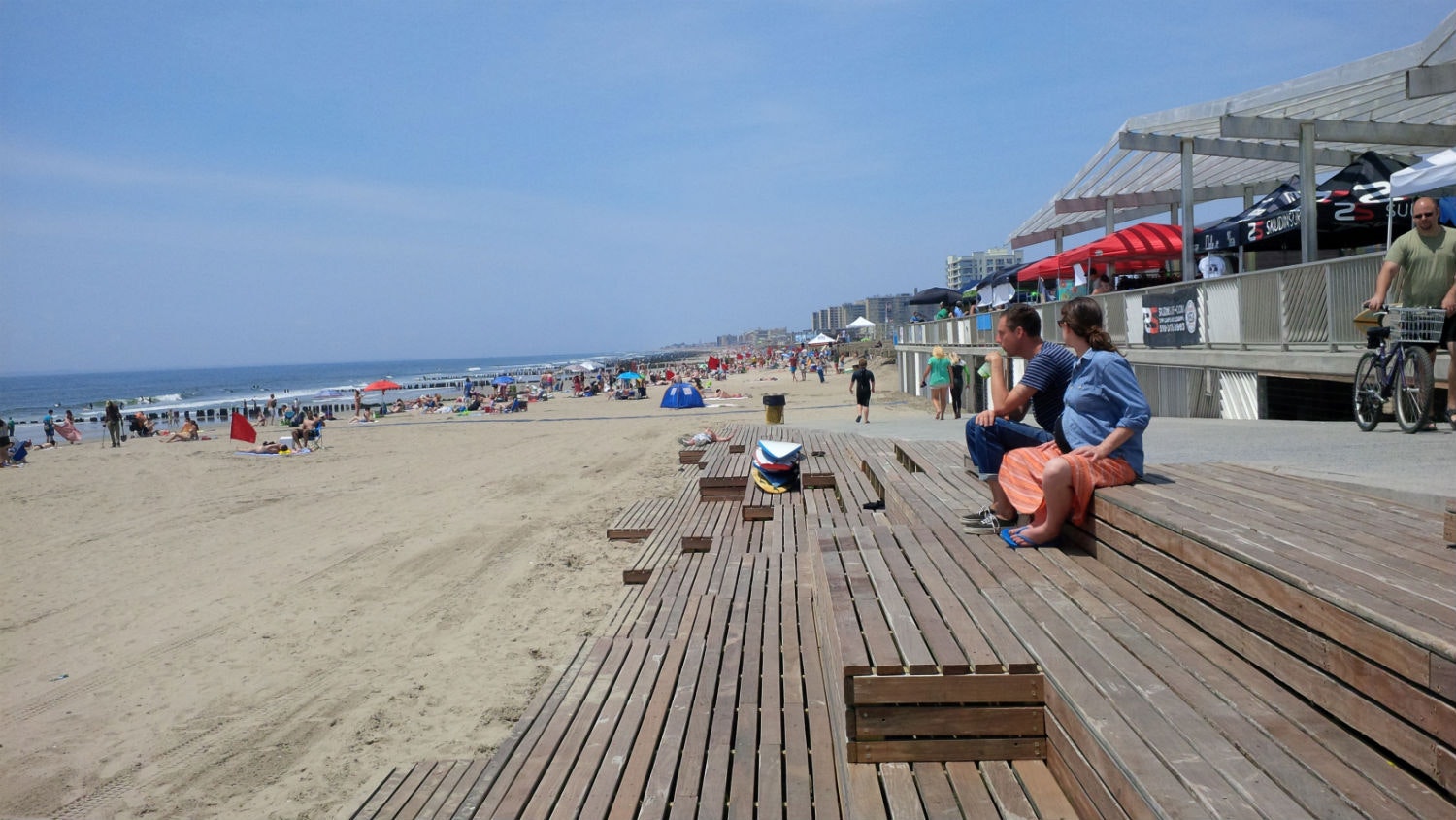 Queens' popular Rockaway Beach. Image courtesy of the Queens Tourism Council.