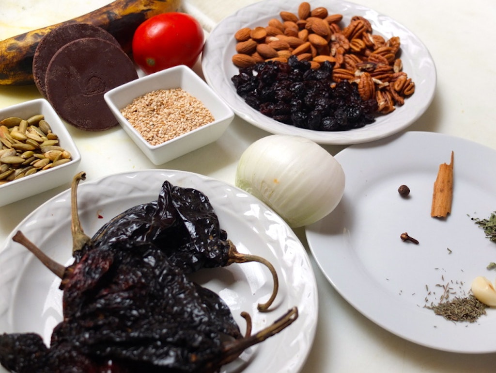 Features - Some ingredients for mole