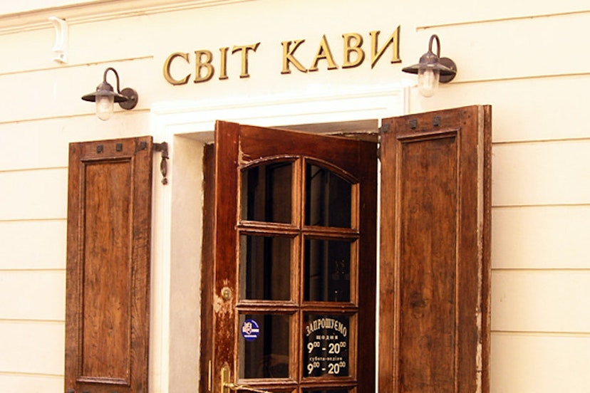 Svit Kavy cafe, Lviv. Image by Elena Pleskevich / CC BY-SA 2.0