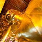The reclining Buddha, Wat Pho, Bangkok. Image by Austin Bush