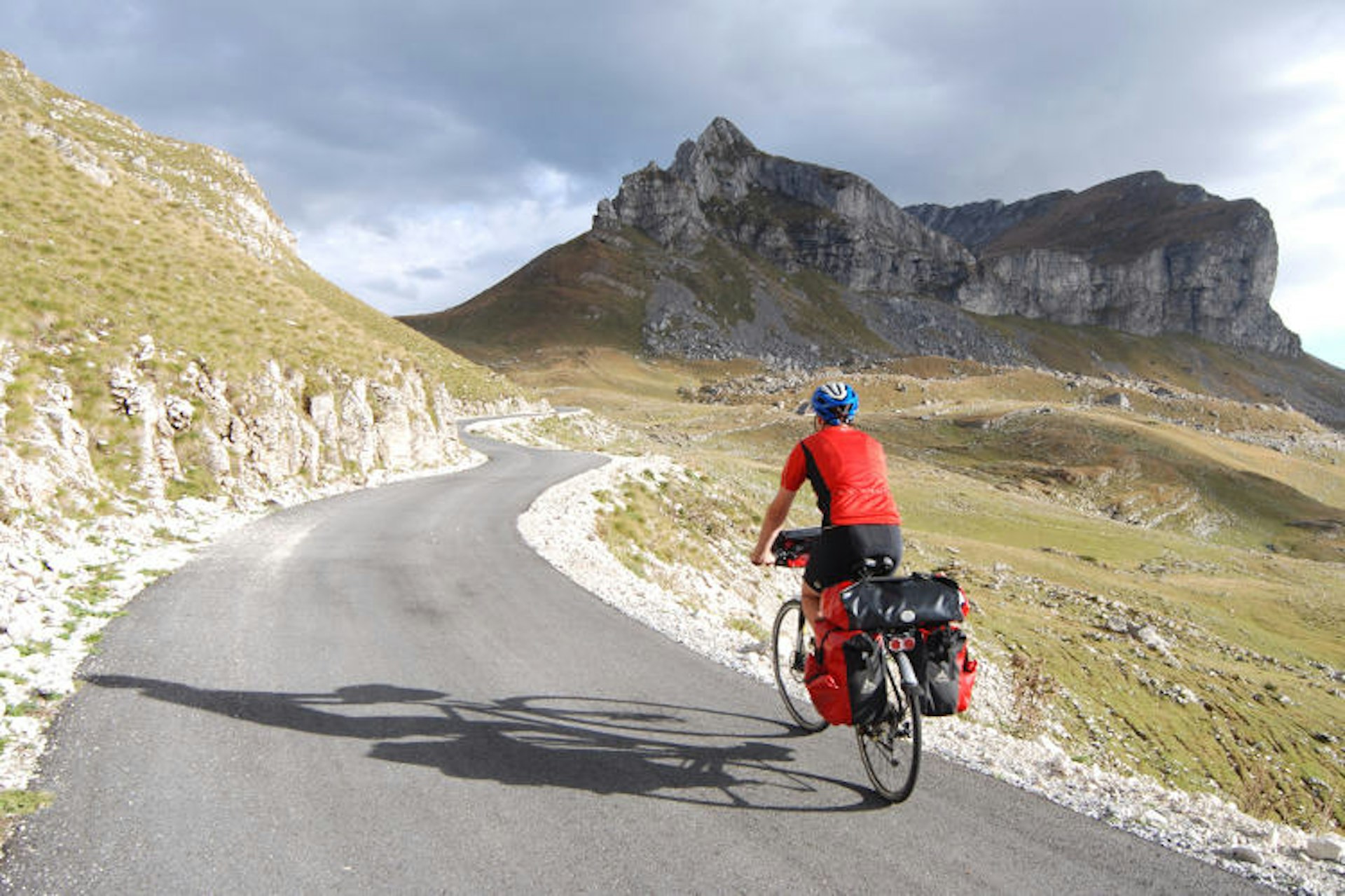 Biking in Durmitor National Park. Image courtesy of Montenegro National Tourist Organisation