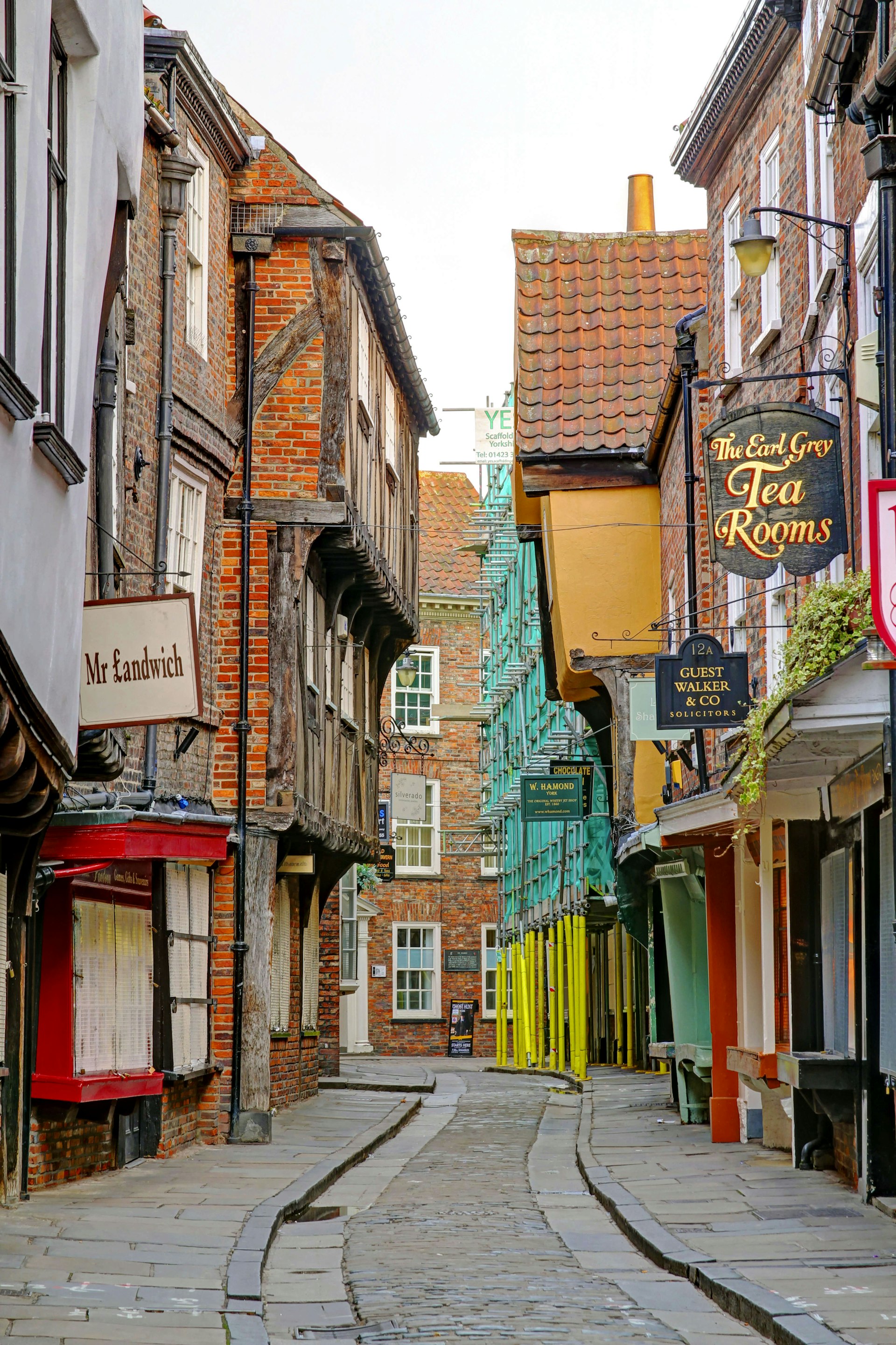 Cycle down The Shambles to take in some of York's history © Alastair Wallace / Shutterstock