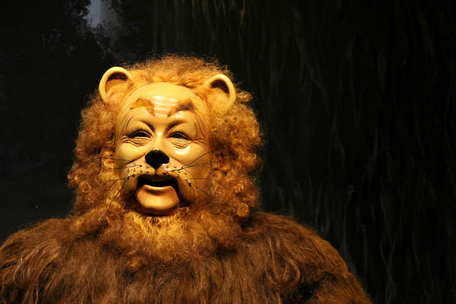 The Cowardly Lion at the Oz Museum in Wamego, Kansas