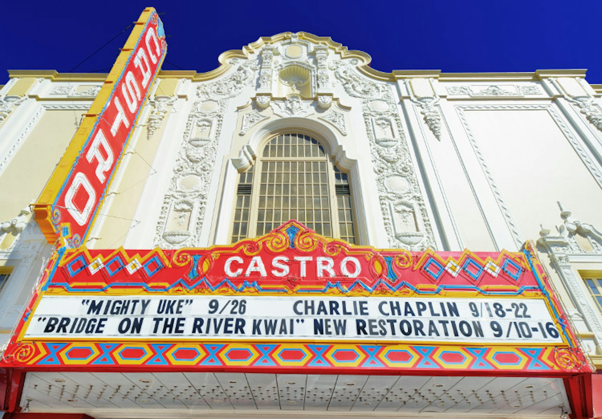 Take in a show at the Castro Theater. Image by Mitchell Funk / Photographer's Choice / Getty