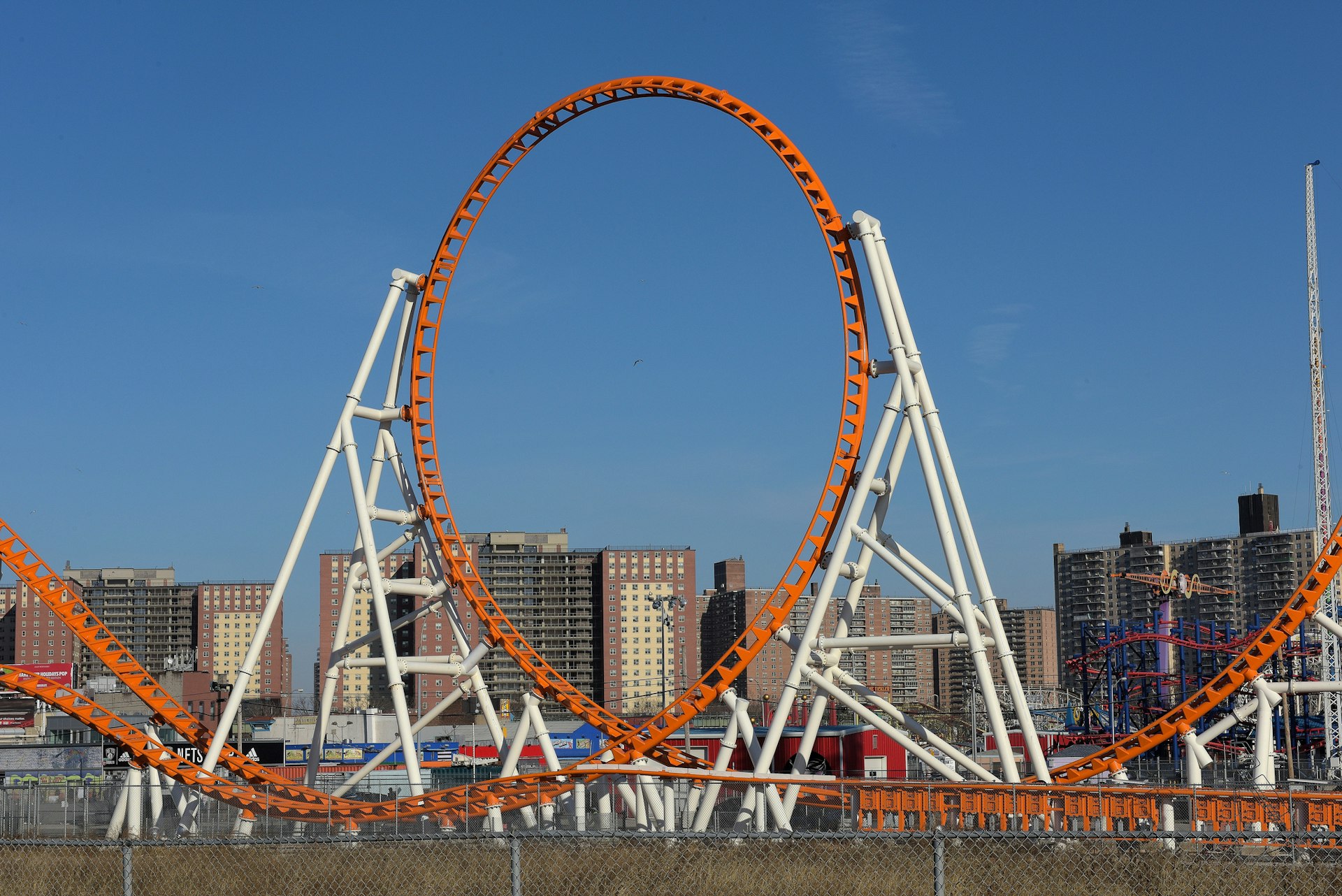 The new Thunderbolt brings the first vertical loop to Coney Island since 1910. Image by Steven Pisano / CC BY 2.0
