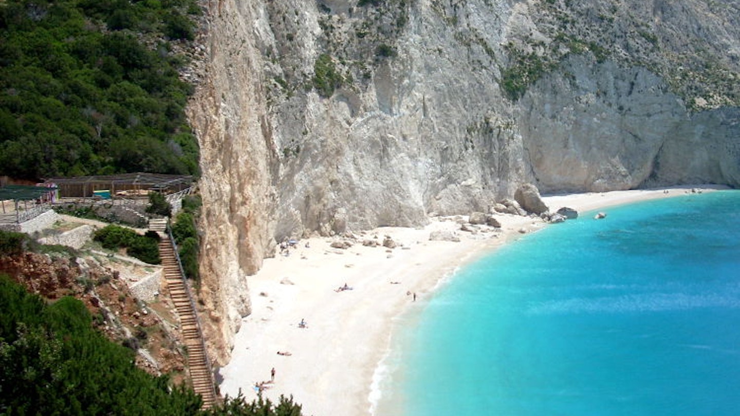 Porto Katsiki on Lefkada’s west coast, in the Ionian Islands. Image by Alexis Averbuck / Lonely Planet