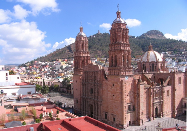 Features - View of Cathedral Zacatecas